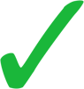 Green checkmark
