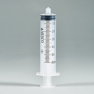 Item 20616 - Sterile Vesco Luer-Lock Syringes, 60mL