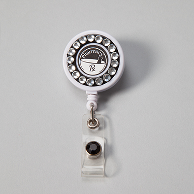  3 Pieces Pharmacy Badge Reel Retractable with