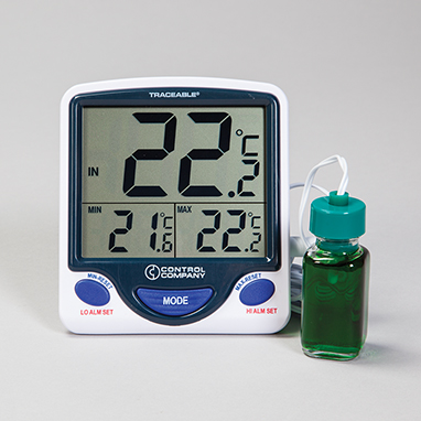Health Care Logistics Refrigerator / Freezer Thermometer