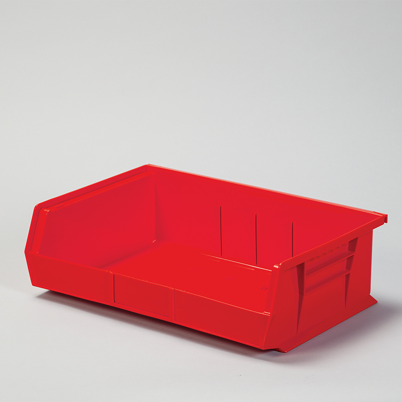 Red Plastic Multi-Purpose Bin - TCR20432
