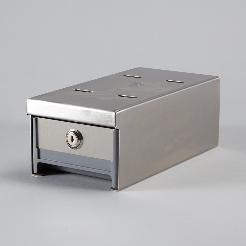 Omni Medium Aluminum Refrigerator Lock Box with Key Lock 183025