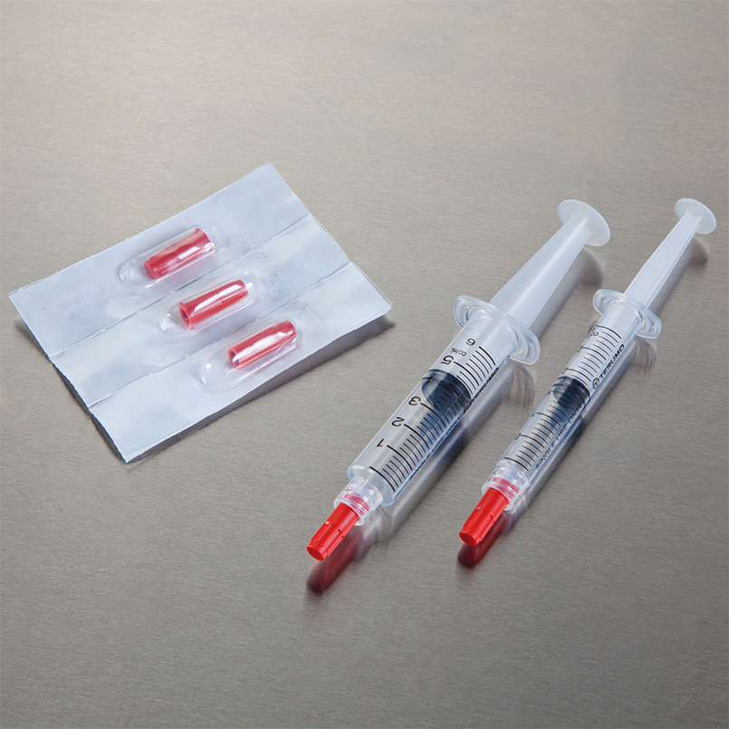 Luer Lock Black Syringe Tip Caps Dispensing Stop Caps 1000 Pieces